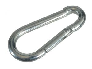 Fire Brigade Snap Hook 4mm Zinc Plated (Pack 4) FAICHFBS40