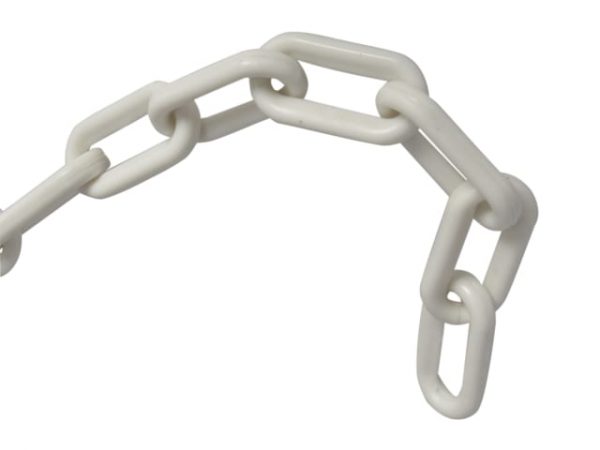 Plastic Chain 8mm x 12.5m White FAICHPLW812C