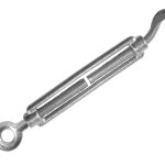 Straining Screw 10mm Hook & Eye Galvanised 133mm FAICHSCREW10