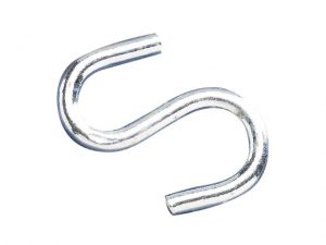 S-Hooks 5mm Zinc Plated (Pack 10) FAICHSH5010