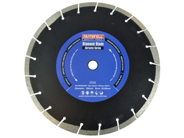 Abrasive Diamond Blade 300 x 20mm FAIDB300ABR