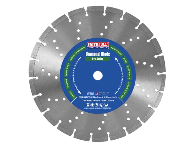 Professional Diamond Blade 300 x 20mm FAIDB300PRO