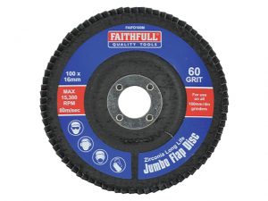 Abrasive Jumbo Flap Disc 100mm Medium FAIFD100M