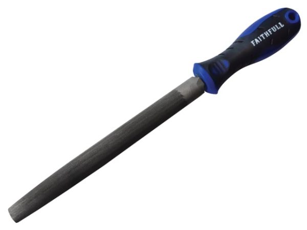 Handled Half-Round Second Cut Engineers File 200mm (8in) FAIFIHRSC8