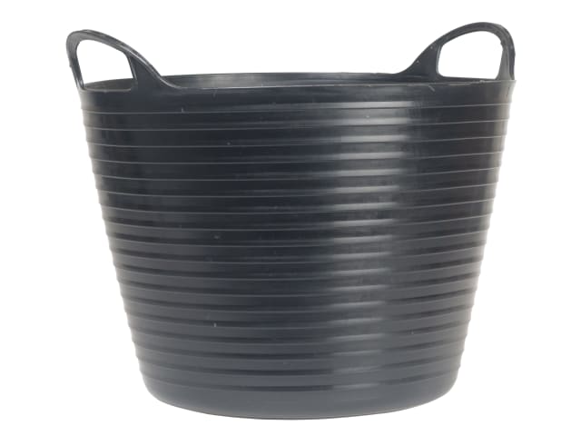 Heavy-Duty Polyethylene Flex Tub 42 litres Black FAIFLEX42B