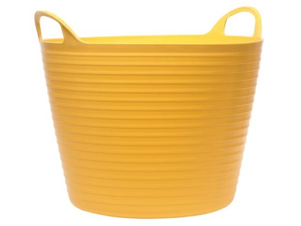 Heavy-Duty Polyethylene Flex Tub 42 litres Yellow FAIFLEX42Y