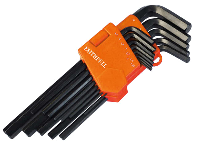 Long Arm Hex Key Set - 13 Piece (1.3-10mm) FAIHKS13ML