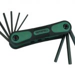 Folding Hexagon Key Set -  9 Piece (5/64 - 1/4in) FAIHKSF9AF