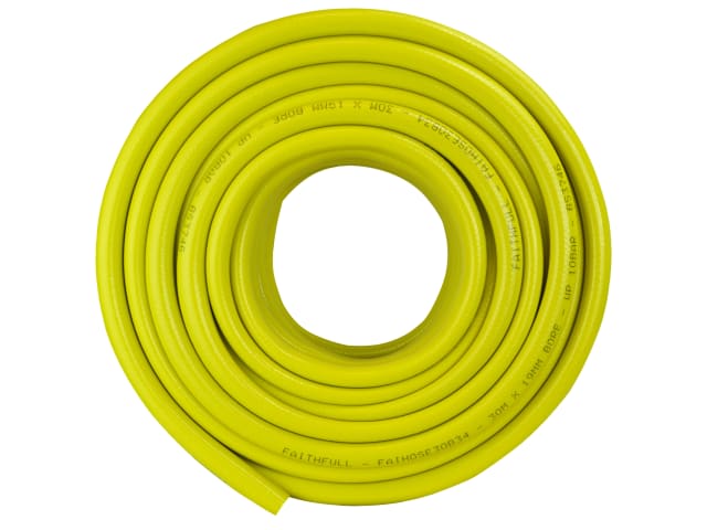 Heavy-Duty Reinforced Builder's Hose 30m 19mm (3/4in) Diameter FAIHOSE30B34