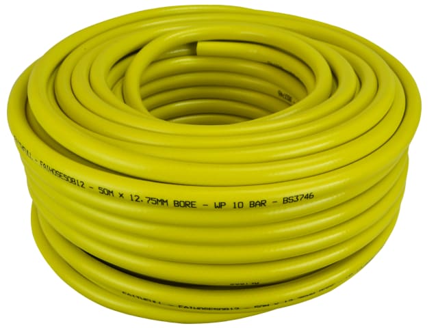 Heavy-Duty Reinforced Builder's Hose 50m 12.5mm (1/2in) Diameter FAIHOSE50B12