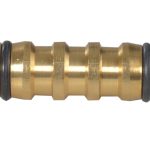 Brass 2-Way Hose Coupling 12.5mm (1/2in) FAIHOSEJOIN
