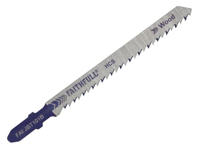 Wood Jigsaw Blades Pack of 5 T101B FAIJBT101B