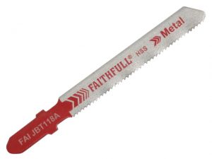 8009-HSS Metal Cutting Jigsaw Blades Pack of 5 T118A FAIJBT118A