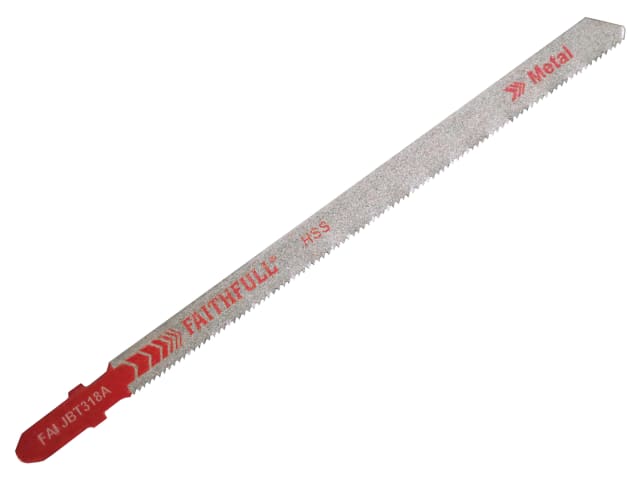 Metal Cutting Jigsaw Blades Pack of 5 T318A FAIJBT318A