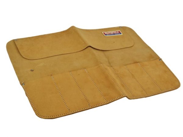 8 Pocket Leather Chisel Roll 33 x 47cm FAILCR8