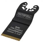 Multi-Functional Tool Bi-Metal Flush Cut TiN Coated Blade 32mm FAIMFBM32