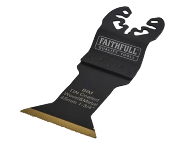 Multi-Functional Tool Bi-Metal Flush Cut TiN Coated Blade 45mm FAIMFBM45