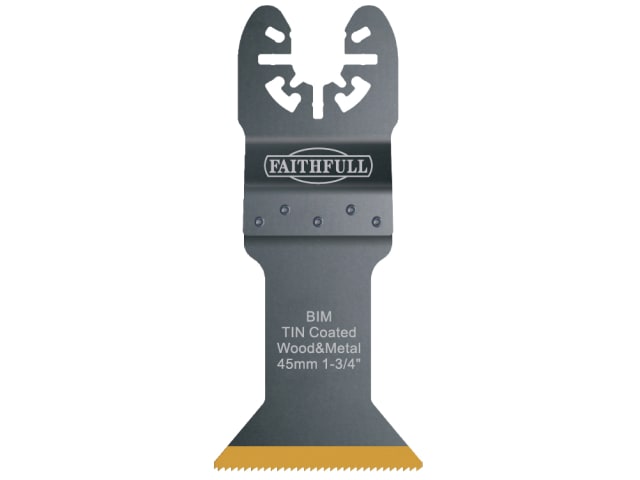 Multi-Functional Tool Bi-Metal Flush Cut TiN Coated Blade 45mm FAIMFBM45 - Image 2