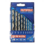 HSS Drill Bit Set of 10 M2 1 - 10mm FAIMSET10PRO