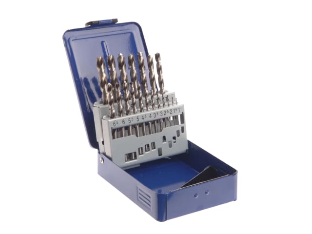 HSS Drill Bit Set of 19 M2 1 - 10mm & Case FAIMSET19PRO