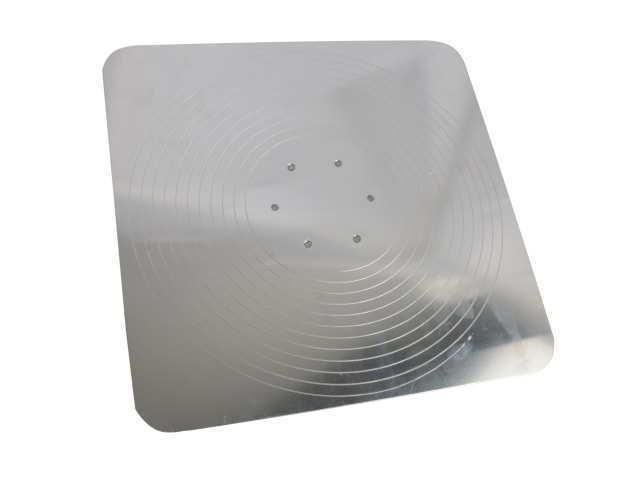 Mill Finish Alloy Plasterer's Hawk 300 x 300mm (12 x 12in) FAIPA12 - Image 2