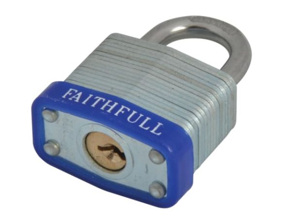 Laminated Steel Padlock 30mm 3 Keys FAIPLLAM30 - Image 2