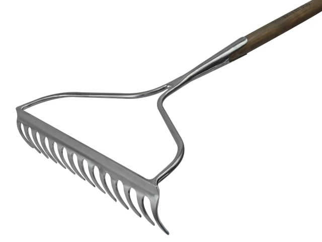 Prestige Stainless Steel Garden Rake Ash Handle FAIPRESGRSS