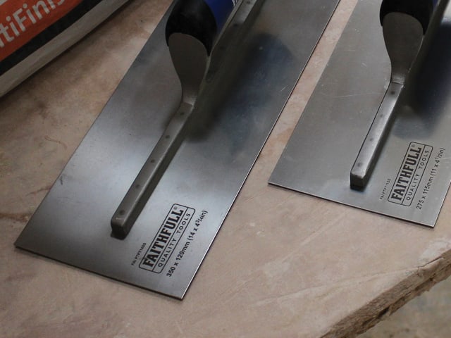Prestige Plastering Trowel 350 x 120mm (14 x 4.3/4in) FAIPTPT14SS - Image 3