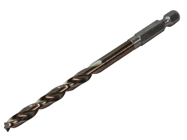 HSSE M35 Cobalt Quick-Change Impact Drill Bit 6.0mm OL:109mm WL:57mm FAIQC600C