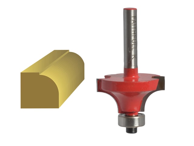 Router Bit TCT Rounding Over 15.8mm x 9.5mm 1/4in Shank FAIRB41
