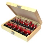 1/2in TCT Router Bit Set -  15 Piece FAIRBS15