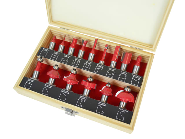 1/2in TCT Router Bit Set - 15 Piece FAIRBS15 - Image 2