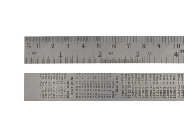 Steel Rule 150mm / 6in x 19mm FAIRULE150SS
