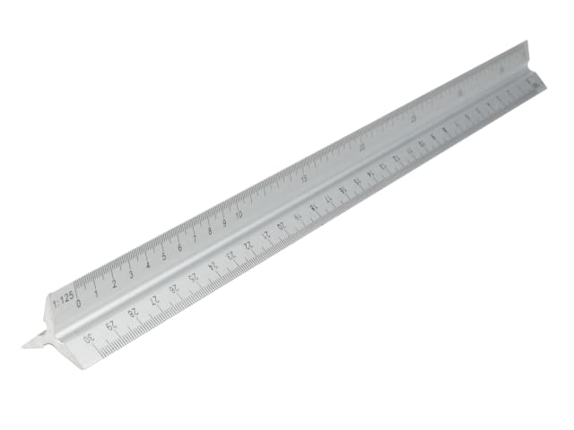 Aluminium Rule 300mm Triangle FAIRULETRI - Image 2