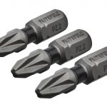 Pozi Impact Screwdriver Bits PZ2 x 25mm (Pack 3) FAISBPZ225IM
