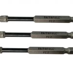 Pozidriv Impact Screwdriver Bits PZ2 x 75mm (Pack 3) FAISBPZ275IM
