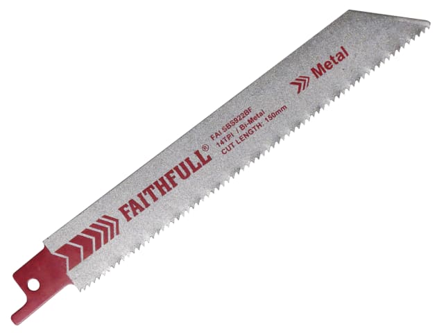 S922BF Sabre Saw Blade Metal 150mm 14 TPI (Pack of 5) FAISBS922BF
