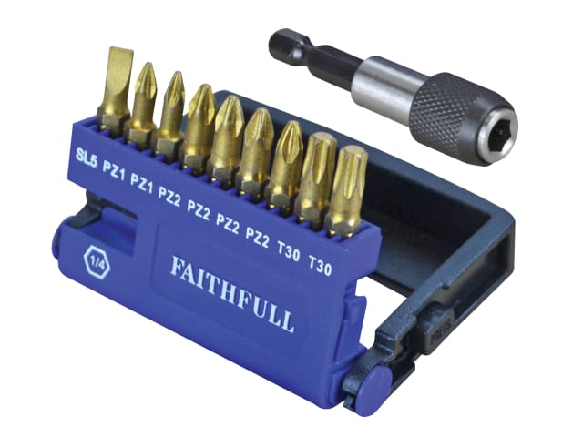 Diamond Bit Set S2 Torsion - 10 Piece FAISBSET10D