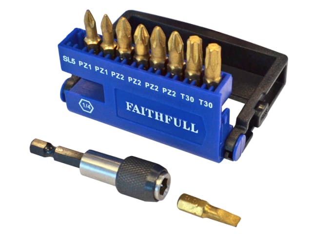 Diamond Bit Set S2 Torsion - 10 Piece FAISBSET10D - Image 2