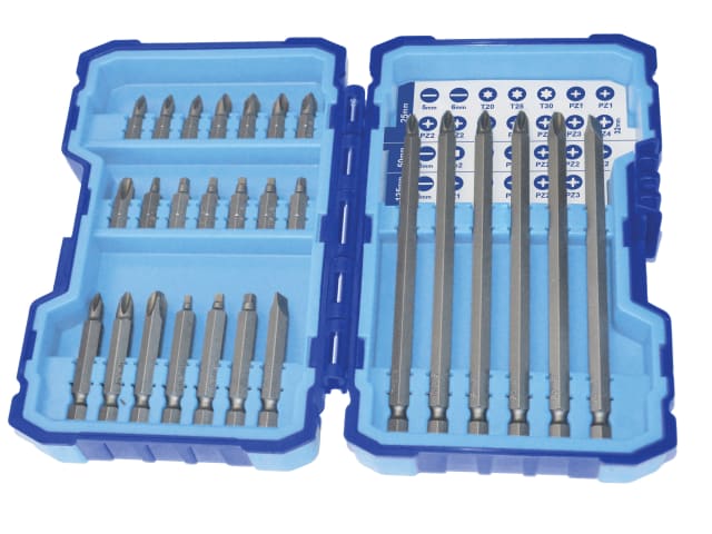 Extra Long Reach Screwdriver Bit Set - 27 Piece FAISBSET27