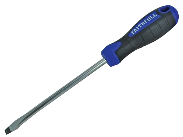 Soft Grip Screwdriver Flared Slotted Tip 10.0 x 200mm FAISDF200