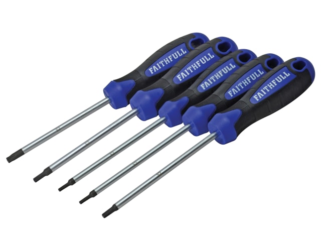 TORX (Star) Head Screwdriver Set - 5 Piece FAISDTSET5