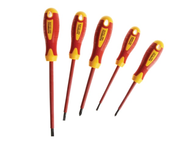 VDE Soft Grip Screwdriver Set - 5 Piece SL/PH FAISDVDESET5