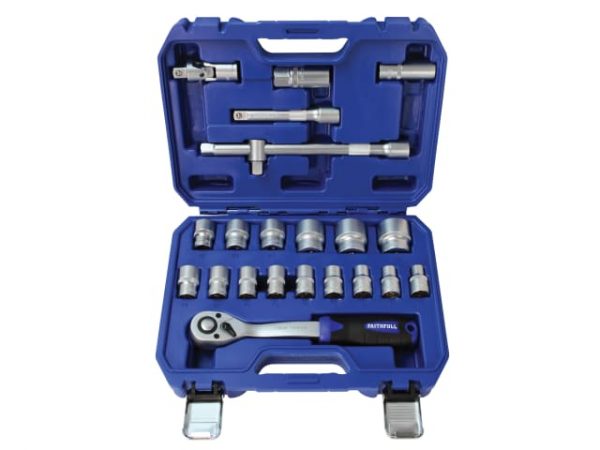 Socket Set of 22 Metric 1/2in Drive FAISOC1222MN - Image 2