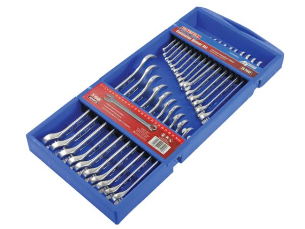 Chrome Vanadium Comb Spanner Set -  25 Piece FAISPASETC25 - Image 2