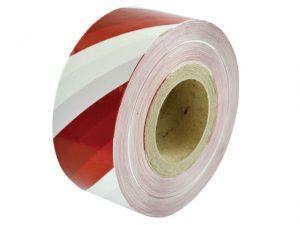 Heavy-Duty Barrier Tape Red & White 70mm x 250m FAITAPEBARHD