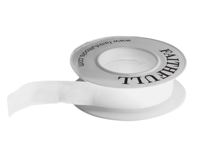 P.T.F.E Tape 12mm x 12m White (Pack 10) FAITAPEPTF10 - Image 3