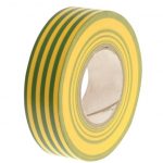 PVC Electricial Tape Green / Yellow 19mm x 20m FAITAPEPVCGY