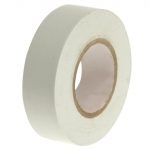 PVC Electrical Tape White 19mm x 20m FAITAPEPVCW