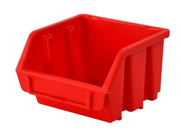 Interlocking Storage Bin Size 1 Red 116 x 112 x 75mm FAITBBIN1